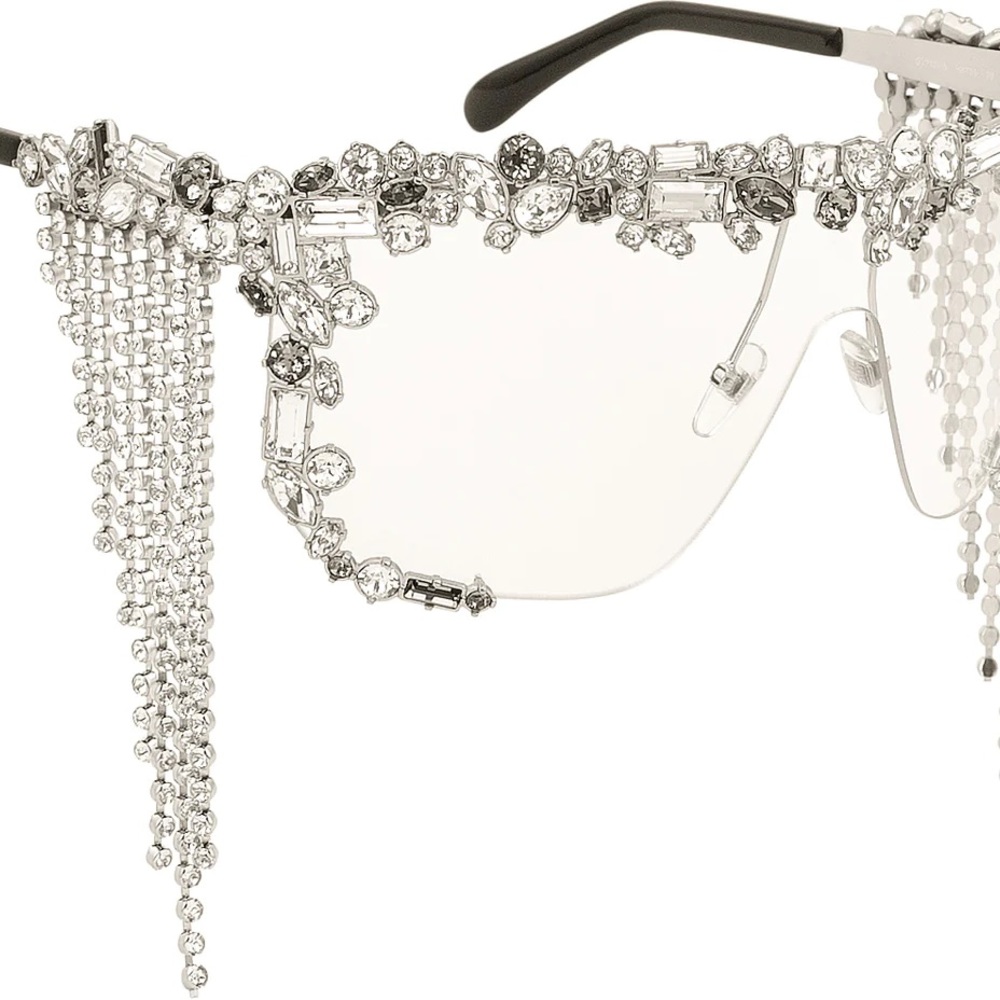 Limited Edition Givenchy Runway Shower Swarovski Embellished Sunglasses 😎